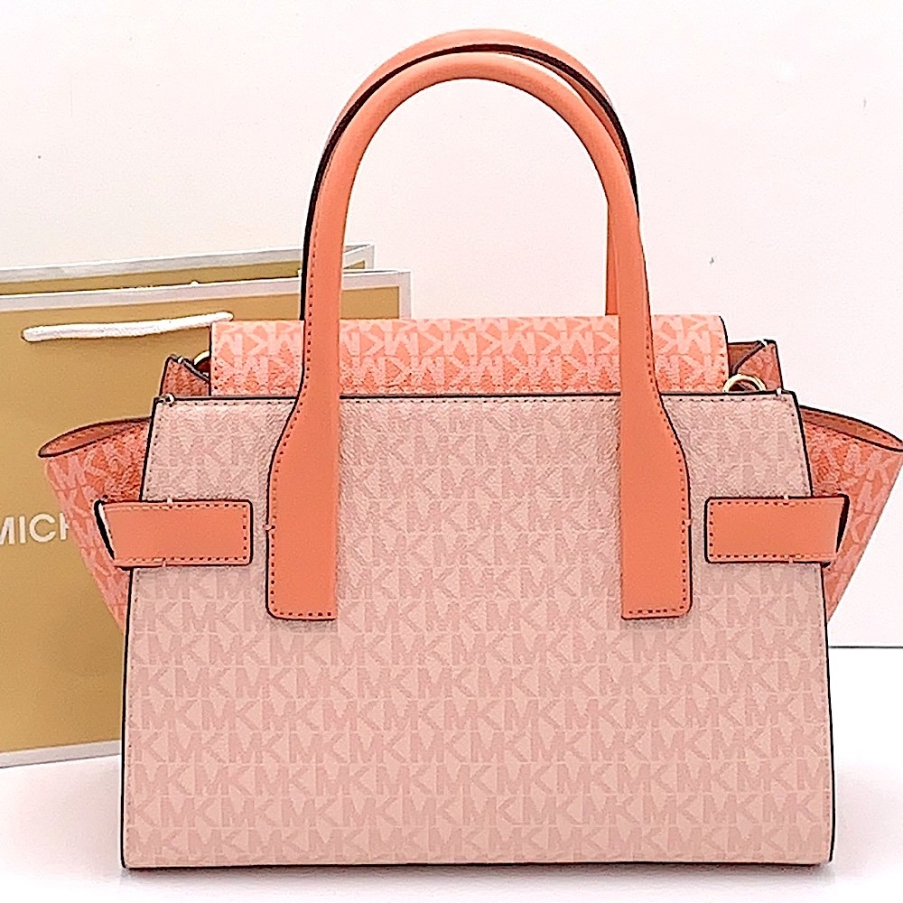 MICHAEL KORS
Carmen Medium Color-Block Logo Satchel color SHERBERT Multi - Picture 3 of 16